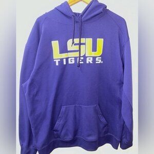 LSU Tigers Purple Hoodie Size Large